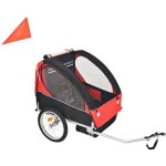 Le poisson qui jardine - remorque v�lo rouge pour enfants � attacher � un v�lo. robustes, maximum pour ...