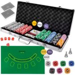 Poker - lot de 500 jetons dans une valise hq 23529