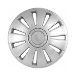 Bo�te de 4 enjoliveurs silverstone silver abs 14'' polaire ra14 - asyb - ce produit de marque polaire ...