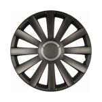 Bo�te de 4 enjoliveurs spyder pro anthracite abs 16'' polaire ra16 - rspd - ce produit de marque polaire ...