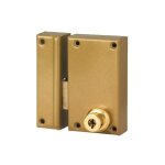 Serrure en applique vertical p�ne dormant cylindre de 45mm 5 ailettes gauche - pollux - 210510