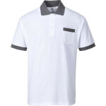 Polo manches courtes blanc spécial peintre - portwest - ks51 s Polo manches courtes blanc spécial peintre - portwest - ks51 s