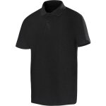 Polo manches courtes maille bio equitable noir l