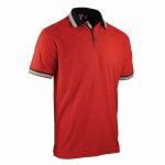 Polo de travail manches courtes time - rouge 2xl - 6