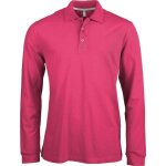 Polo de travail manches longues kariban 100% coton rose m