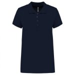 Polo de travail piqu femme kariban 100% coton bleu marine s