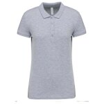 Polo de travail piqué femme kariban 100% coton gris xl Polo de travail piqué femme kariban 100% coton gris xl