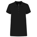 Polo de travail piqu� femme kariban 100% coton noir 3xl
