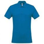 Polo de travail piqu� manches courtes homme kariban bleu tropical m