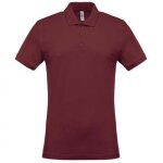 Polo de travail piqu� manches courtes homme kariban bordeaux xl