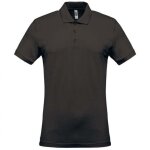 Polo de travail piqu manches courtes homme kariban gris fonc m