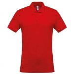 Polo de travail piqu manches courtes homme kariban rouge m