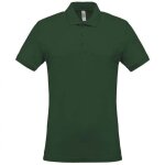 Polo de travail piqu� manches courtes homme kariban vert fonc� s