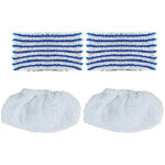 Polti - kit 2 serpilleres et 2 bonnettes