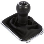 Pommeau de levier de vitesse gaitor boot noir anti - poussi�re couverture 5 vitesses pour bora golf