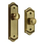 Bouton de garde - robe r. eq - t203 mod�le lorca cuir anglais mat