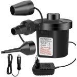 Pompe � air �lectrique gonfleur d�gonfleur, gonfleur 240v / 50w, avec 3 buses pompe � pagaies haute puissance ...