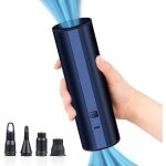 Pompe � air �lectrique sans fil avec 2 batteries rechargeables de 2 000 mah pour piscine, bateau gonflable ...