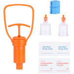 Pompe d'aspiration de venin d'urgence pour morsures de serpent et piq�res d'abeille - kit de s�curit� ...