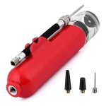 Pompe � ballon avec aiguilles, mini pompe � air � main, syst�me de gonflage portable bidirectionnel par ...