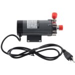 Pompe � bi�re brassage maison en acier inoxydable r�sistant hautes temp�ratures, aimant�e, prise us 110v ...
