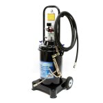 Pompe � graisse pneumatique mobile 12l ? pistolet de graissage 6 - 8 bars ? rapport de pression 50:1 ...