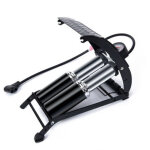 Pompe � pied � double cylindre, pompe � v�lo portable avec manom�tre pr�cis et vannes intelligentes, ...