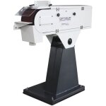 Ponceuse  bande professionnelle pour mtaux 150x2000 mm 29, 4 m / s 1, 5 / 2, 2 kw 400v arrt d'urgence ...
