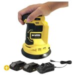 Vito - ponceuse excentrique orbitale 20v 125mm + 2 batterie lithium 2ah + chargeur Vito - ponceuse excentrique orbitale 20v 125mm + 2 batterie lithium 2ah + chargeur