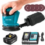 Ponceuse excentrique, sans balais, compatible avec la batterie makita, ponceuse orbitale al�atoire machine ...