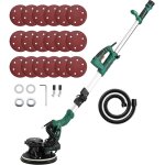 Ponceuse girafe 810w, � 215 mm ponceuse mur et plafond avec syst�me d'aspiration automatique, 5 vitesses ...