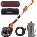 Ponceuse girafe �lectrique 750w mural polisseuse meuleuse tuyau sac 80 lampe led