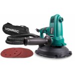 Vonroc - ponceuse murale 750w - kit complet - ponceuse excentrique mur et plafond - c�ble 4 m�tres, t�te ...