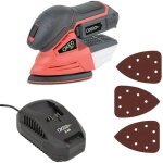 Ponceuse triangulaire sans fil 18v easy full - avec batterie et chargeur - bac collecteur de poussires ...