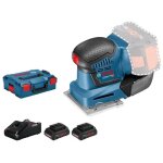 Ponceuse vibrante 18v gss 18v - 10 + 2 batteries procore 4ah + chargeur gal 18v - 40 + coffret l - boxx ...