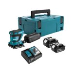 Ponceuse vibrante 18v lxt 112x102 mm (2x5, 0 ah) en coffret makpac - makita dbo480rtj