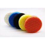 Ponge de polissage, set de polissage, 5 pi�ces 150mm hex logic polissage pad �ponge polir kit pour voiture ...