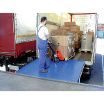 Rampe de chargement - matisere - pont de chargement fixe acier - longueur 1250mm / largeur 1500mm - charge ...