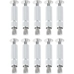 Piton douille r�tractable - pour fixation b�che couverture de piscine sur plage b�ton ou dallage - alu ...