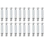 Piton douille r�tractable - pour fixation b�che couverture de piscine sur plage b�ton ou dallage - alu ...