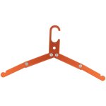 Portable s�choir ext�rieur pliable en alliage d'aluminium, support multifonction antid�rapant (orange) ...