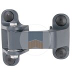 Portac - ensemble pour ouverture � 180� finition: cupro brut - equerre de renfort: equerre de renfort ...