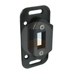 G�che et contreplaque en inox pour serrure � encastrer avec but�e int�gr�e finition: blanc ral 9010 - ...