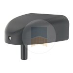 Portac - gond equ'inox  visser avec cache en aluminium finition: blanc ral 9016