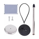 Porte affiche sur pied pr�sentoir sur pied porte - affiche standard post information au m�tal a3 - costway ...