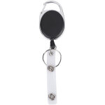 Porte - badge r�tractable avec mousqueton et clip ceinture - support cl�s et corde nylon