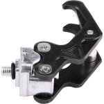 Porte - bagages pour casque de moto - crochet en forme de griffe en alliage d'aluminium (noir)