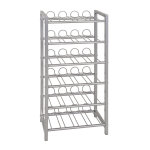 Pegane - porte bouteilles alu dim : l34 x h72 x p22 cm