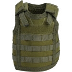 Porte - bouteille militaire r�glable pour canettes de bi�re (vert arm�e)