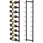Costway - porte bouteille mural, �tag�re � vin en m�tal pour 9 bouteilles, casier � vin pour cuisine, ...